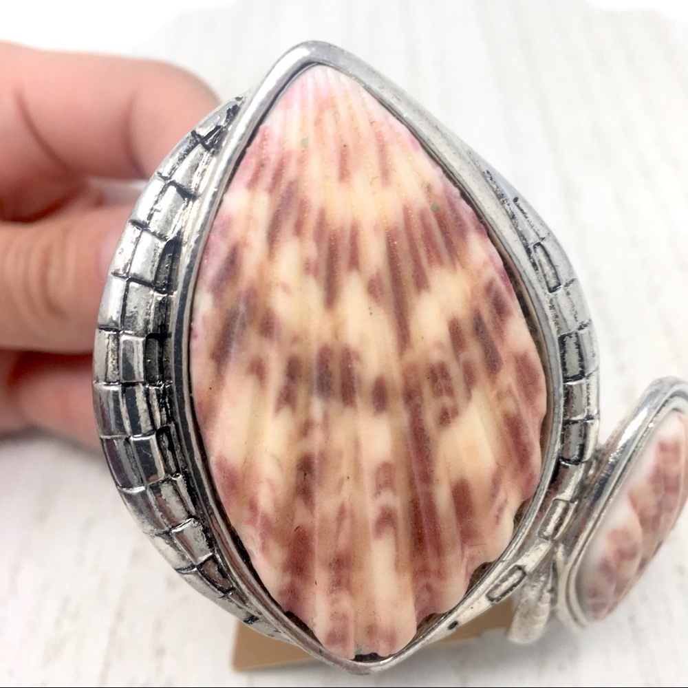 New Large Seashells Expandable Statement Piece Bo… - image 6